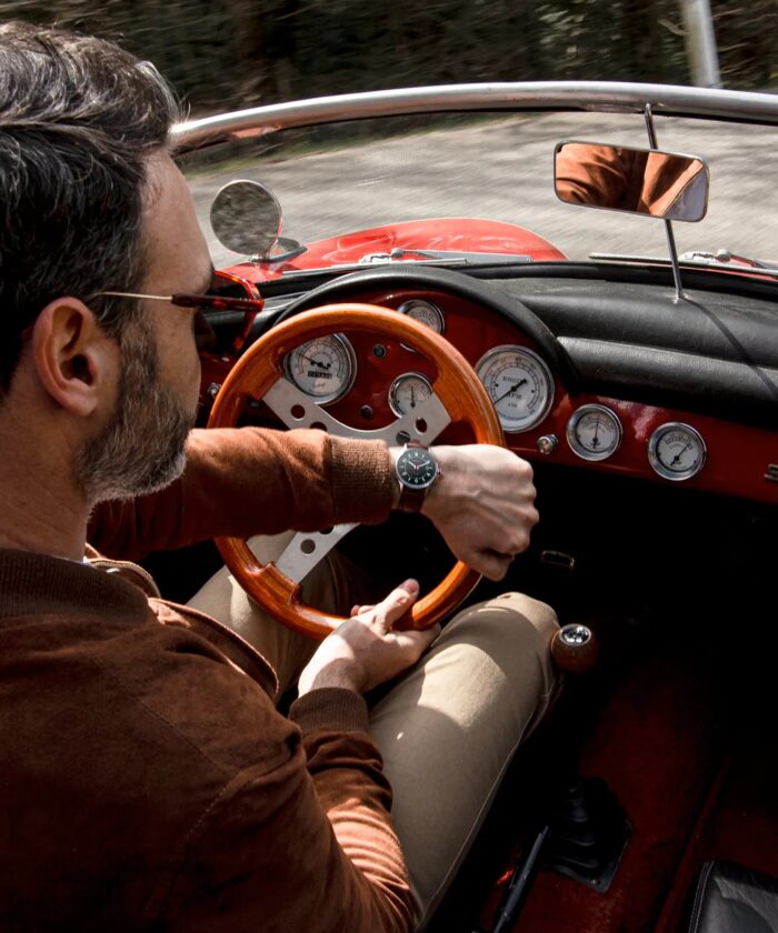 Montre Depancel Allure Élégance 3h Ivory Auto Cadran Argenté Bracelet Cuir 40MM