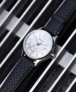 Montre Depancel Allure Élégance 3h Ivory Auto Cadran Argenté Bracelet Cuir 40MM