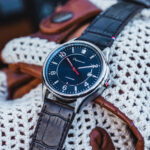 Montre Depancel Allure Élégance 3H Black Auto Cadran Noir Bracelet Cuir 40MM