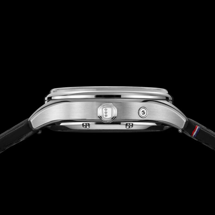 Montre Depancel Allure Élégance 3h Ivory Auto Cadran Argenté Bracelet Cuir 40MM