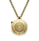 Montre Sautoir MARCH LA.B Lady Volante Gold Quartz Cadran Doré 30MM