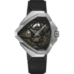 Montre Hamilton Ventura Edge Skeleton Auto Cadran Noir Bracelet Caoutchouc