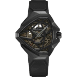 Montre Hamilton Ventura Edge Skeleton Auto Cadran Noir Bracelet Caoutchouc