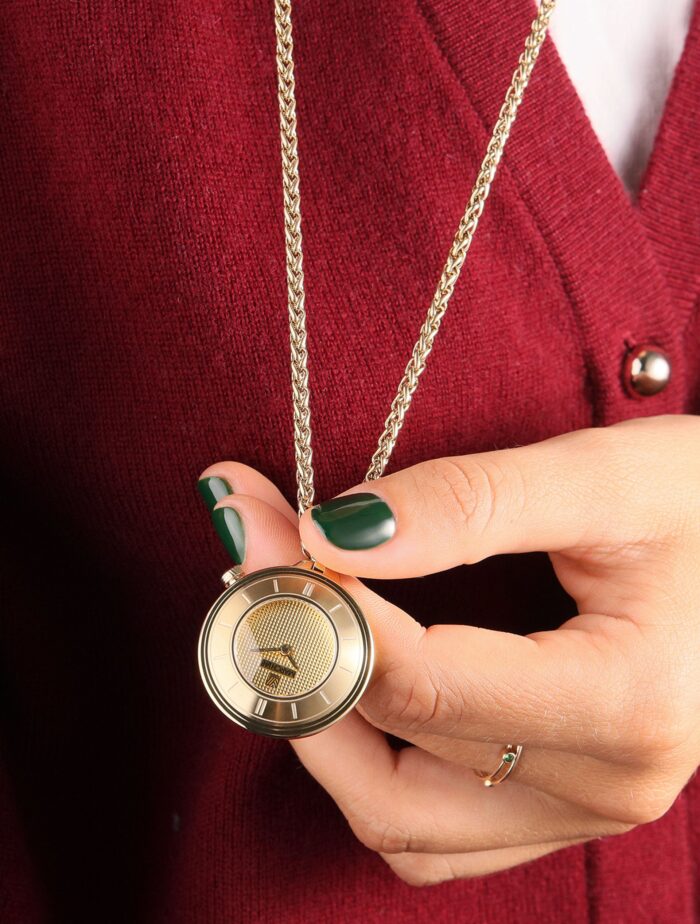 Montre Sautoir MARCH LA.B Lady Volante Gold Quartz Cadran Doré 30MM Montre Sautoir MARCH LA.B Lady Volante Gold Quartz Cadran Doré 30MM