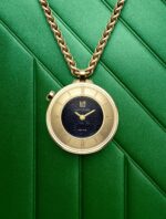 Montre Sautoir MARCH LA.B Lady Volante Supreme Caviar Quartz Cadran Noir 30MM