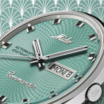 Montre Mido Commander 1959 Edition Limitée Auto Cadran Turquoise Bracelet Acier 37MM