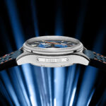 Montre Depancel Autosport Blue Auto Cadran Bleu Bracelet Cuir 39MM