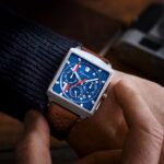 Montre Depancel Série R01 Blue Auto Cadran Bleu Bracelet Cuir 43MM