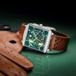 Montre Depancel Série R01 Green Auto Cadran Vert Bracelet Cuir 43MM