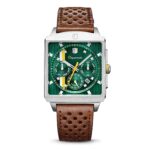 Montre Depancel Série R01 Green Auto Cadran Vert Bracelet Cuir 43MM