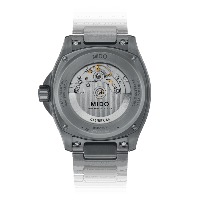 Montre Mido Multifort TV Big Date S01E02 Auto Édition Spéciale 3 Bracelets 40MM