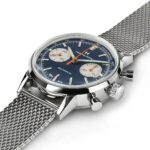Montre Hamilton American Classic Intra-Matic Chronographe H Cadran Bleu Bracelet Cuir 40mm – Image 11