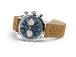 Montre Hamilton American Classic Intra-Matic Chronographe H Cadran Bleu Bracelet Cuir 40mm – Image 5
