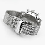 Montre Hamilton American Classic Intra-Matic Chronographe H Cadran Bleu Bracelet Cuir 40mm – Image 10