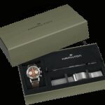 Montre Hamilton American Classic Intra-Matic Chronographe H Cadran Brun Bracelet Cuir 40mm – Image 2