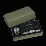 Montre Hamilton American Classic Intra-Matic Chronographe H Cadran Vert Bracelet Cuir 40mm – Image 2