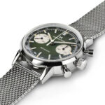 Montre Hamilton American Classic Intra-Matic Chronographe H Cadran Vert Bracelet Cuir 40mm – Image 11