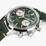 Montre Hamilton American Classic Intra-Matic Chronographe H Cadran Vert Bracelet Cuir 40mm – Image 7