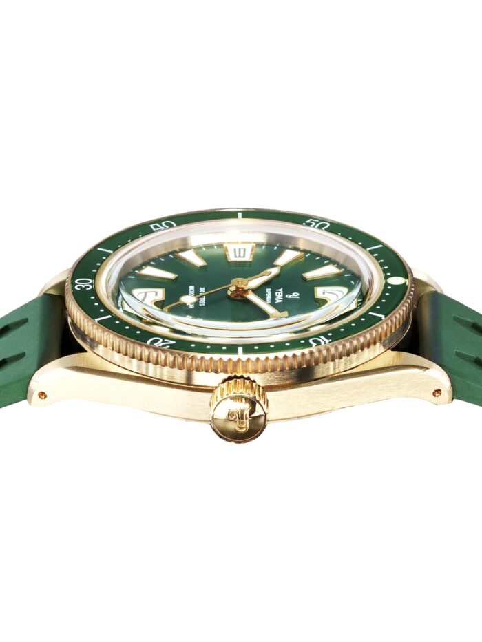 Montre Yema Skin Diver Slim Bronze CMM.20 Limited Edition Cadran Vert – Image 4