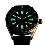 Montre Yema Skin Diver Slim Bronze CMM.20 Limited Edition Cadran Vert – Image 10