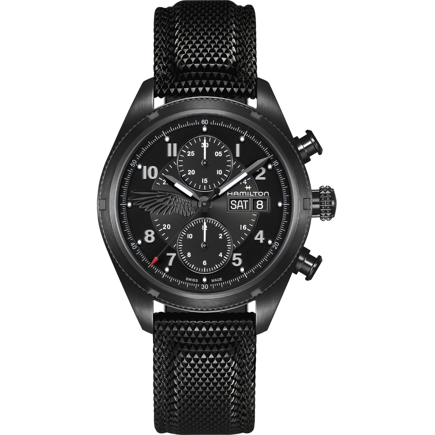 montre-hamilton-khaki-field-chrono-42-mm-2 Montre Hamilton x Resident Evil Khaki Field Chrono 42mm – Image 1