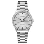 Montre Mido Commander Datoday Cadran Argent Bracelet Acier inoxydable