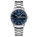Montre Mido Commander Datoday Cadran Bleu Bracelet Acier inoxydable