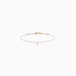 Bracelet La Brune & La Blonde BB Or Rose Diamant 0,07ct – Image 2