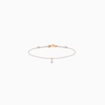 Bracelet La Brune & La Blonde BB Or Rose Diamant 0,10ct – Image 2