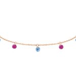 Bracelet La Brune & La Blonde Confetti VENICE saphirs – Image 2