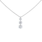 Collier La Brune & La Blonde 360° Trio Diamants 0.40 carat or blanc – Image 2