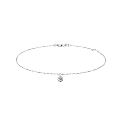 Bracelet La Brune & La Blonde 360° Diamant Or Blanc 0.07ct
