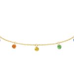 Bracelet La Brune & La Blonde Confetti Rainbow or jaune – Image 2