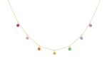 Collier La Brune & La Blonde Confetti Rainbow 7 pierres
