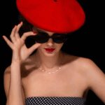 Collier La Brune & La Blonde Polka 11 Nacre Blanche Or Rose 42cm – Image 5