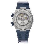 Montre Mido Multifort Multifort 8 Two Crowns Cadran Bleu Bracelet Caoutchouc – Image 2