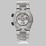 Montre Mido Multifort Multifort 8 Two Crowns Cadran Noir Bracelet Acier – Image 2