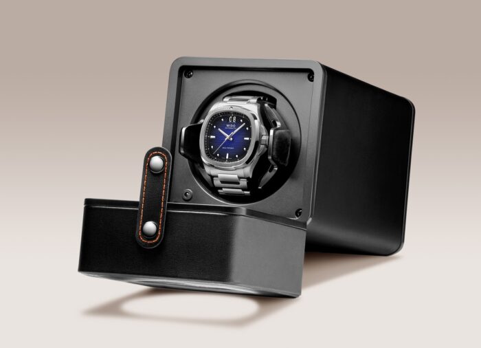 Montre Mido Multifort Multifort 8 Two Crowns Cadran Noir Bracelet Acier – Image 4