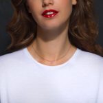 Collier La Brune & La Blonde Confetti Solitaire Saphir Rose 0,50 ct – Image 2