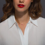 Collier La Brune & La Blonde Confetti Solitaire Rubis 0,30 ct – Image 2