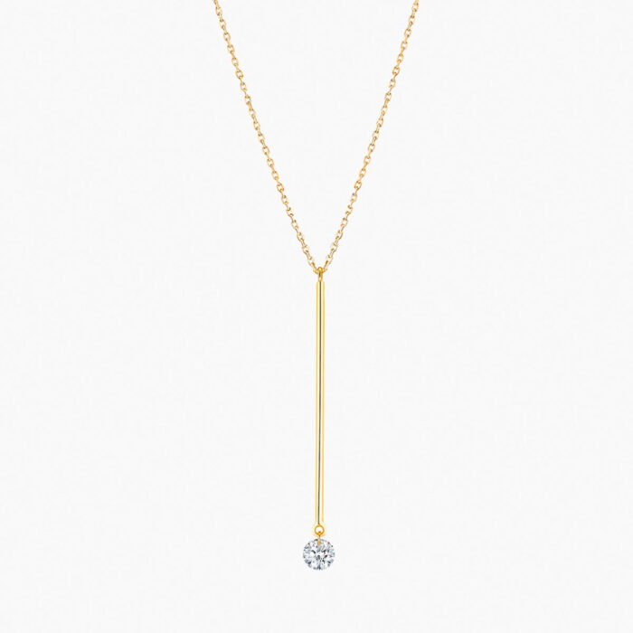 Collier La Brune & La Blonde Majorette Sautoir Diamant 0,30 ct Or Rose – Image 4