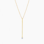 Collier La Brune & La Blonde Majorette Sautoir Diamant 0,10 ct Or Rose – Image 2