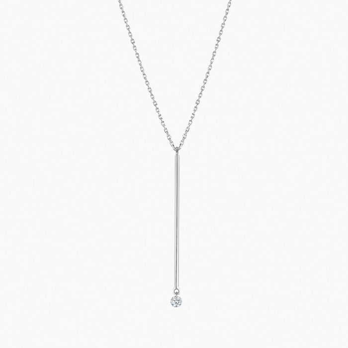 Collier La Brune & La Blonde Majorette Sautoir Diamant 0,10 ct Or Rose – Image 4