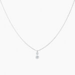 Collier La Brune & La Blonde 360° Duo 2 Diamants 0,35 ct Or Jaune – Image 2