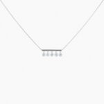 Collier La Brune & La Blonde Pampilles 5 Diamants Or Jaune – Image 4