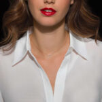 Collier La Brune & La Blonde Pampilles 3 Diamants Or Jaune – Image 2