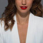 Collier La Brune & La Blonde 360° Cravate 2 Diamants 0,35 ct Or Jaune – Image 2