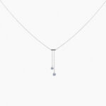 Collier La Brune & La Blonde 360° Cravate 2 Diamants 0,35 ct Or Jaune – Image 3