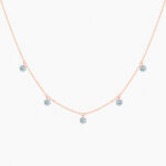 Collier La Brune & La Blonde 360° 5 Diamants Or Jaune – Image 4