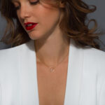 Collier La Brune & La Blonde Excentrique Diamant 0,22 ct Or Jaune – Image 3